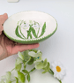 Snowdrop hand-painted ring trinket dish  - Image 5