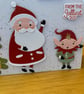 Interactive Santa & Elf Christmas Card Merry Christmas from the Jolliest Duo  - Image 4