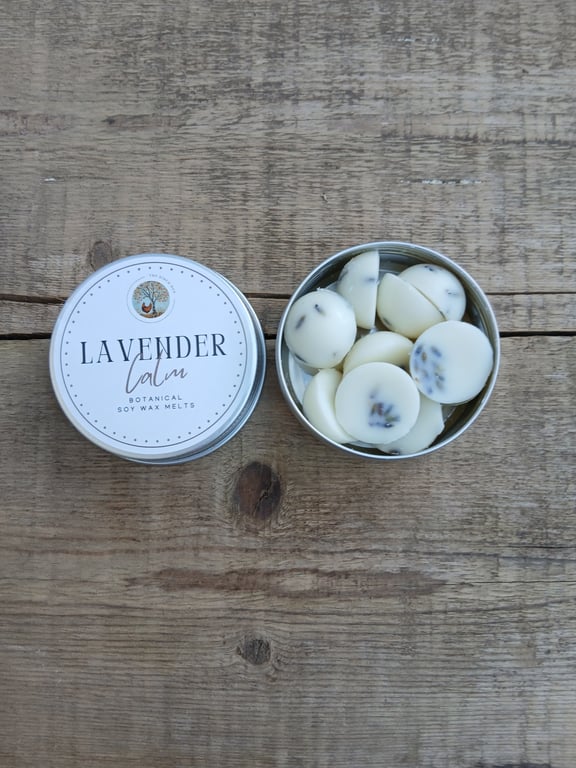 Lavender Calm Botanical Soy Wax Melts - Gift Tin