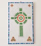 Celtic Cross Mirror Mosaic Wallart