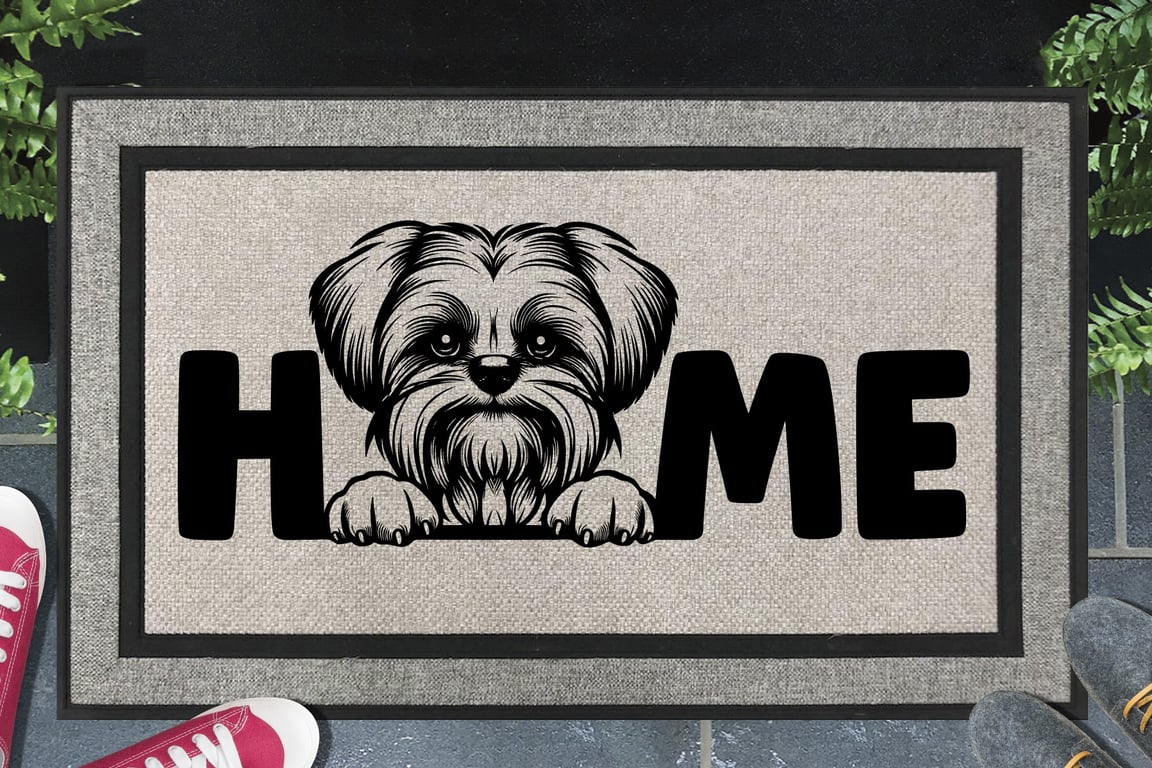 Maltese Home Door Mat - Maltese Welcome Mat - All Weather - 45x70cm 