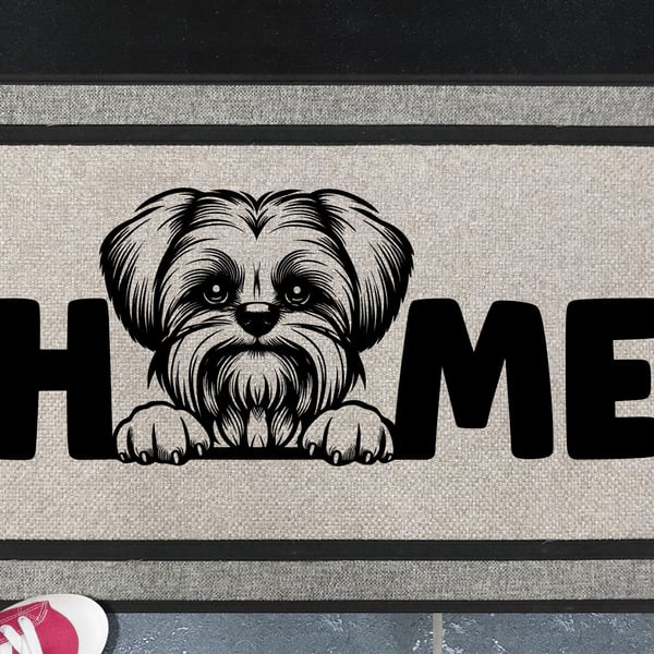 Maltese Home Door Mat - Maltese Welcome Mat - All Weather - 45x70cm 
