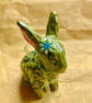 Pretty in green decopatch bunny - Image 7