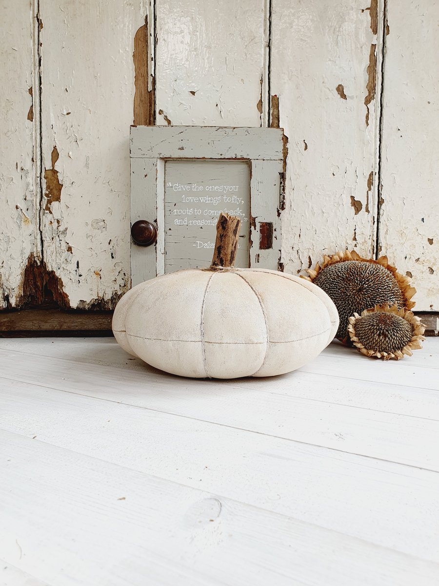 Large White Pumpkin