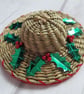 Set of Four Miniature Hat Christmas Decorations, Festive Hats, Christmas Hats - Image 7