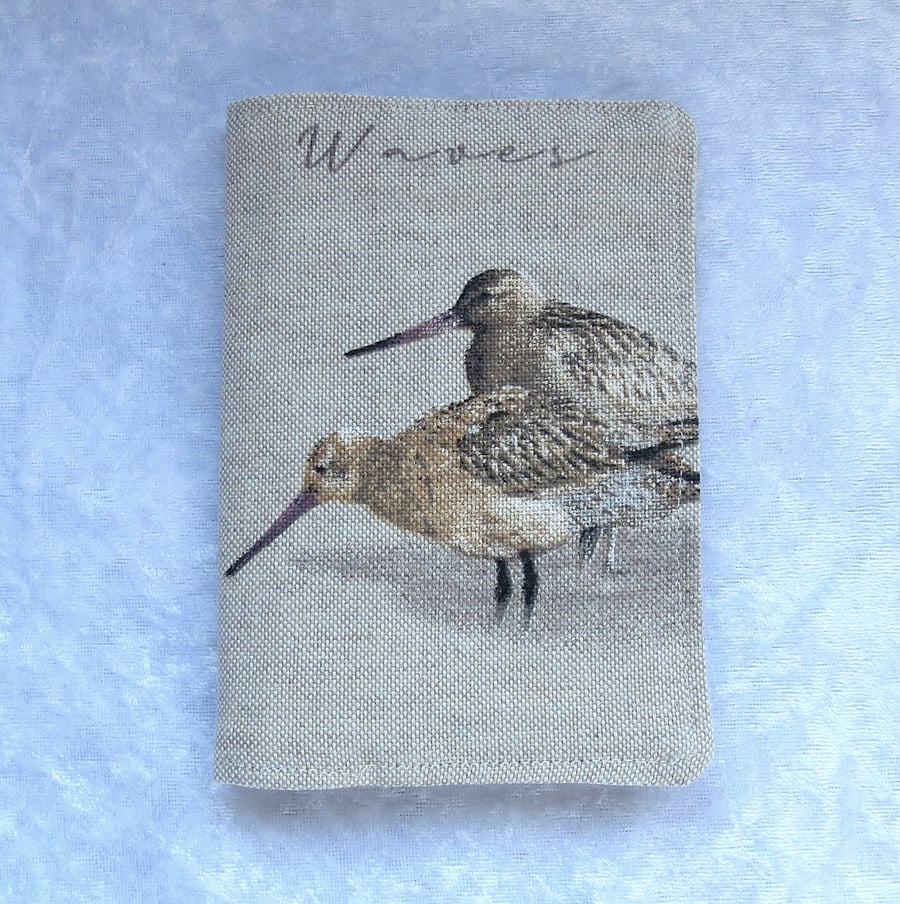 Passport sleeve, gulls, passport cover, coastal