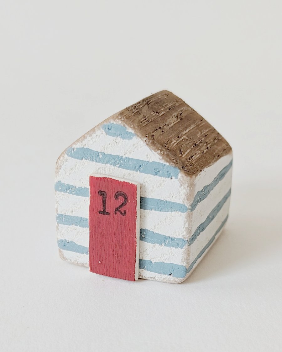 Little Hand Painted Wooden Beach Hut