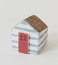 Little Hand Painted Wooden Beach Hut - Image 1