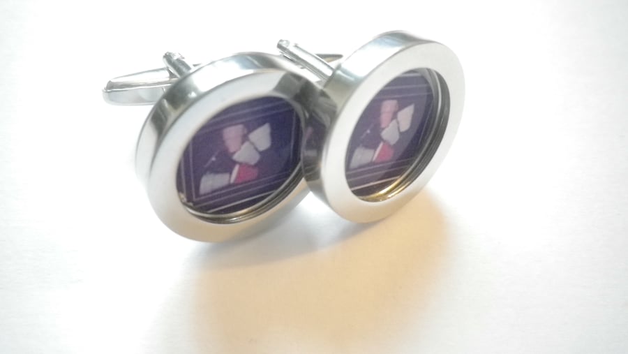 Six Cups cufflinks, free shipping, gift wrapped, great image, Ref 1234