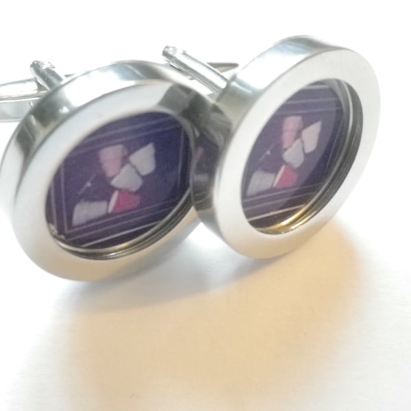 Six Cups cufflinks, free shipping, gift wrapped, great image, Ref 1234