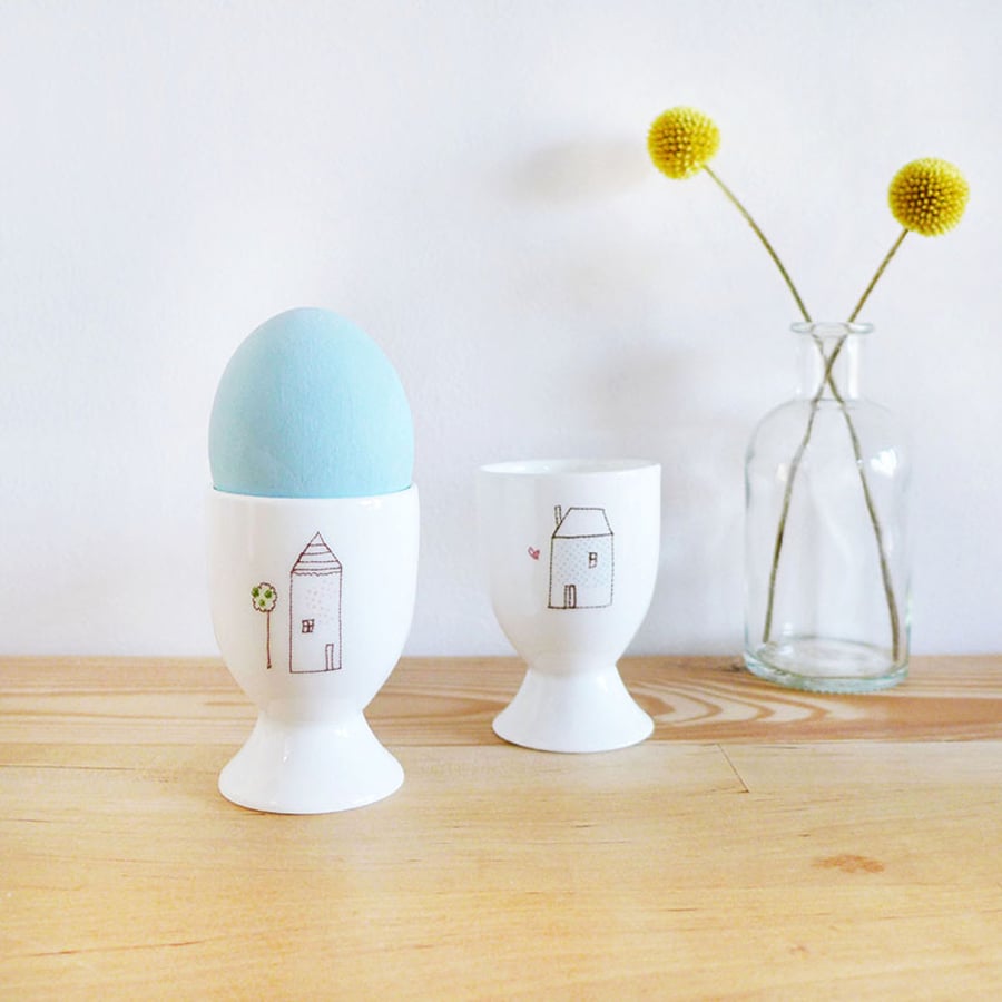 Pair of Neighbourhood Egg Cups