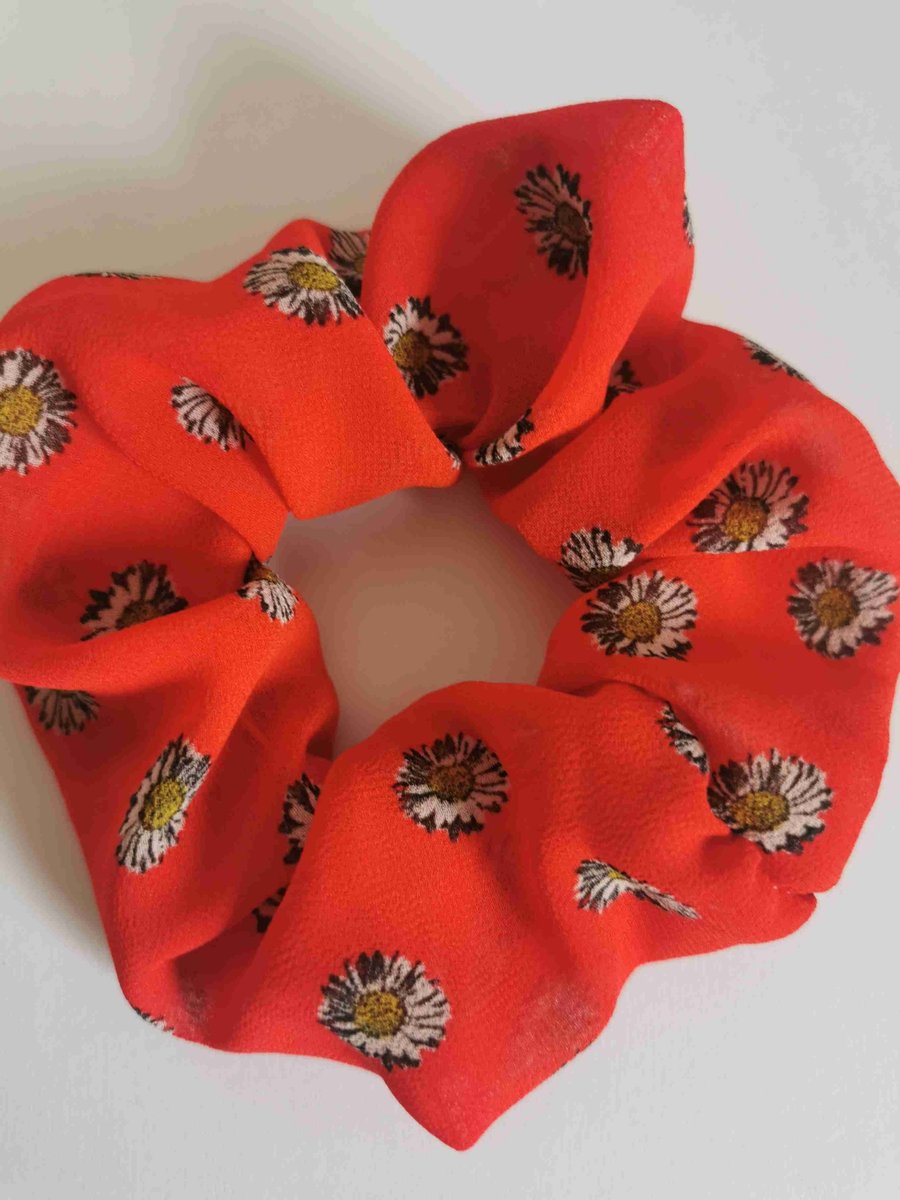 Daisy Sheer Scrunchie