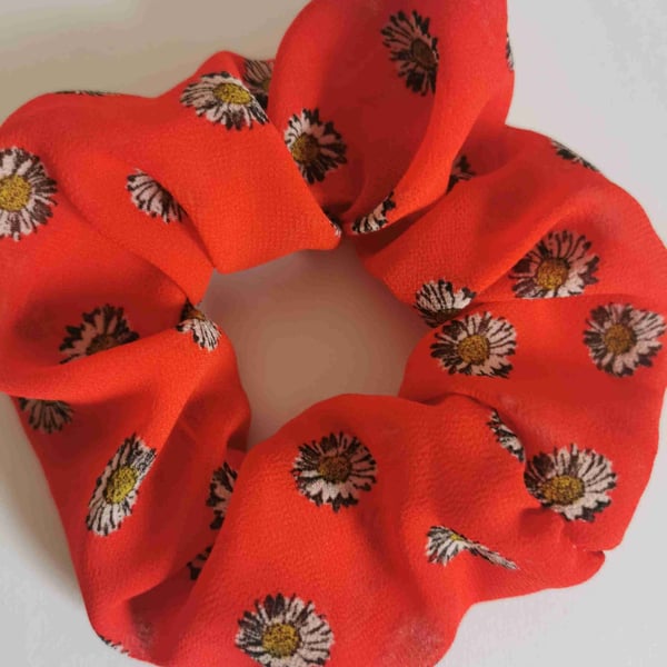 Daisy Sheer Scrunchie