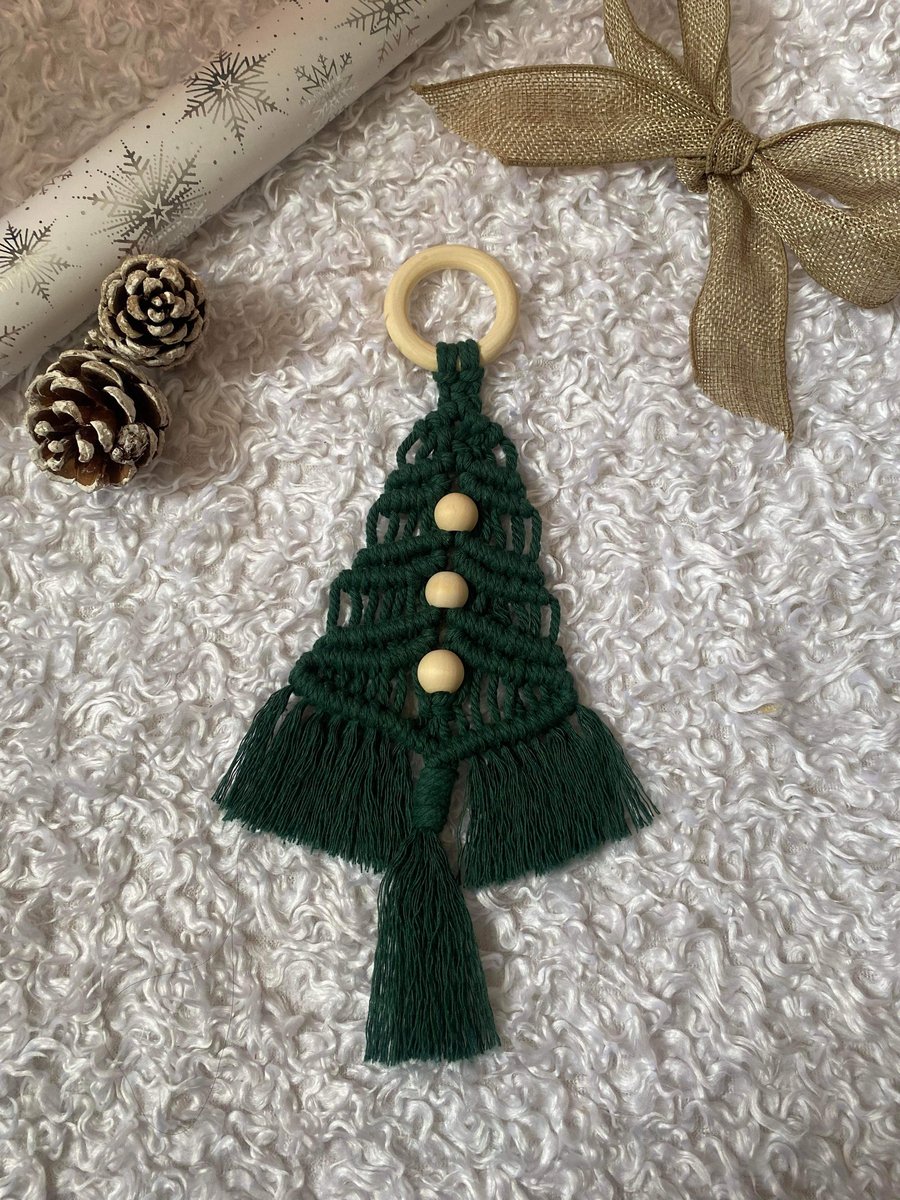 Macrame Christmas Trees