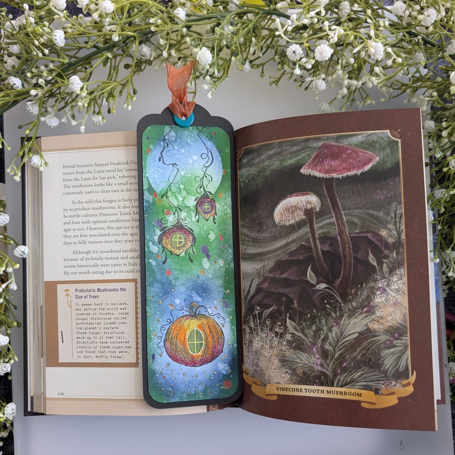 Magic of the Night themed handcrafted Bookmark