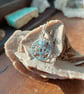 Sterling Silver and Sapphire Tree of Life Necklace - September Birthstone - Image 1