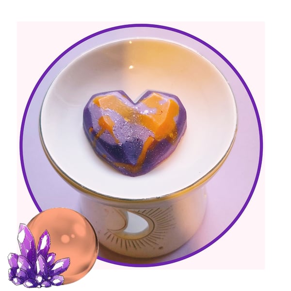 Amethyst & Amber Moon Wax Melts