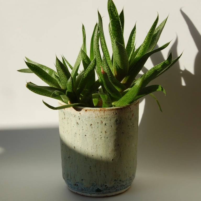 Japanese style straight sided vase