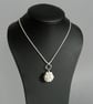 White Glass Pearl Ball Pendant Necklace - Wedding Jewellery for Women - Gifts - Image 4