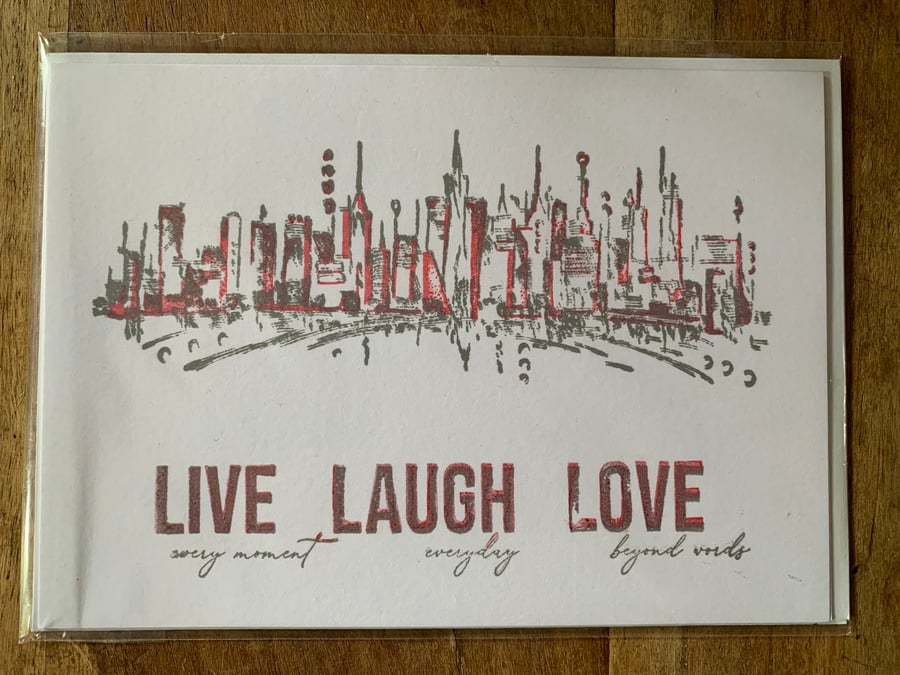 Live, Laugh, Love Card 