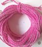 10 metres of Fuchsia Pink and Silver  SPARKLE Cotton Bakers twine - Image 1