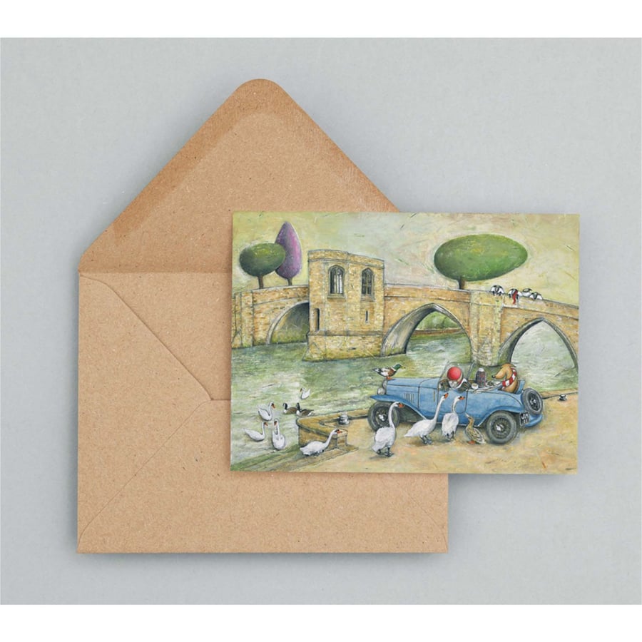 Hide the Biscuits Bentley - Greeting Card - Birthday Card - Blank Card