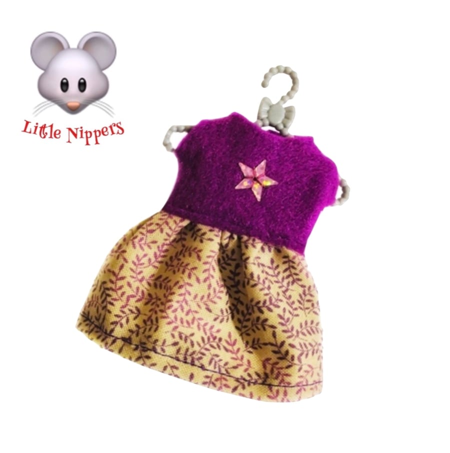Reserved for Kat Reduced - Little Nippers’ Magenta and Cream Dress