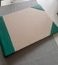 HANDMADE HALF LEATHER BOUND MARBLED SKETCHBOOK - Image 8
