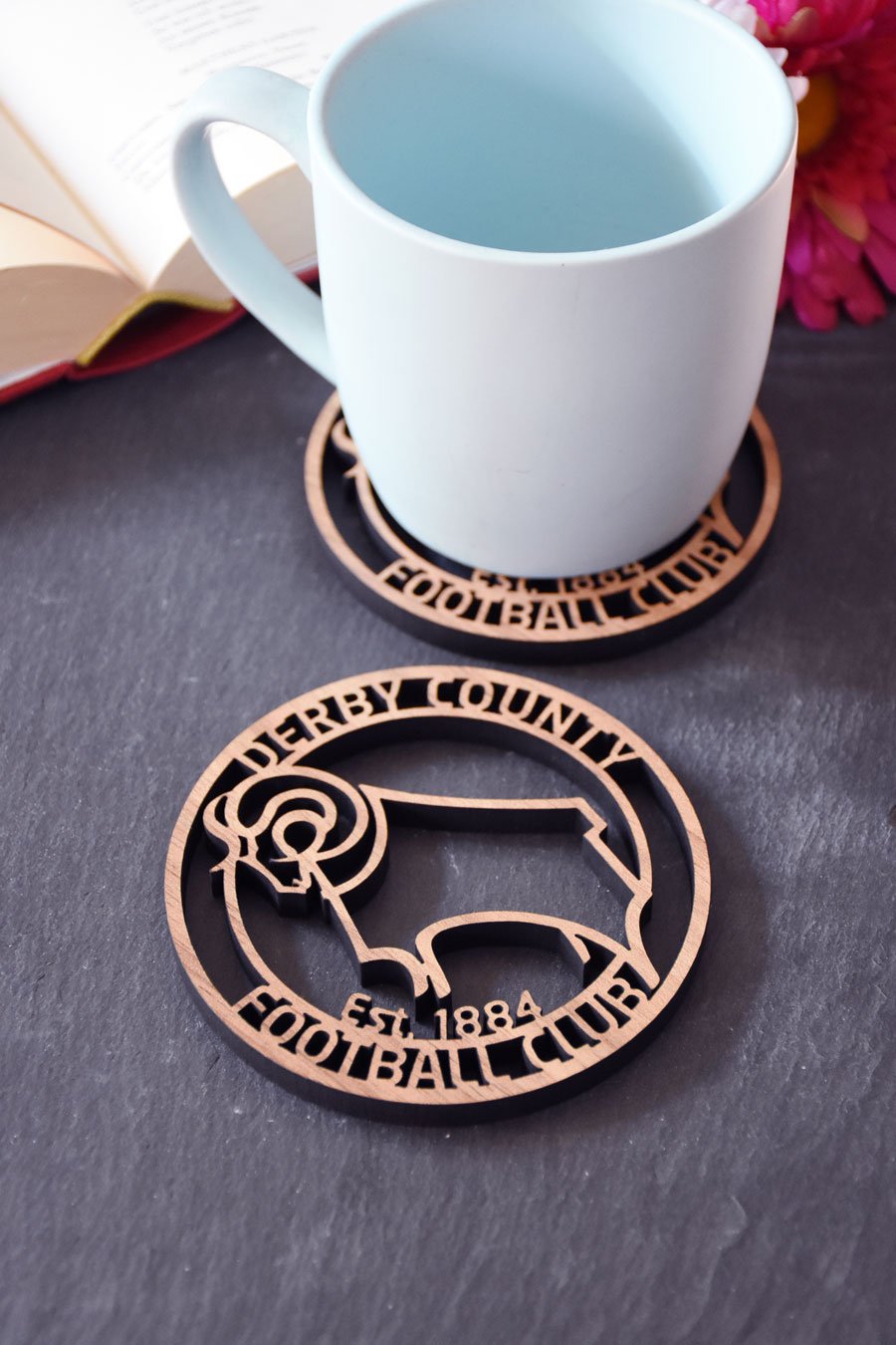 Individual Derby County FC Coaster