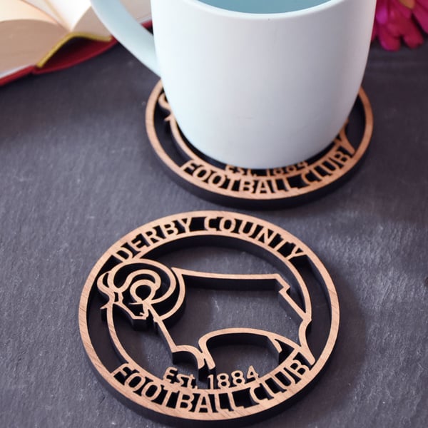 Individual Derby County FC Coaster
