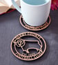 Individual Derby County FC Coaster - Image 1