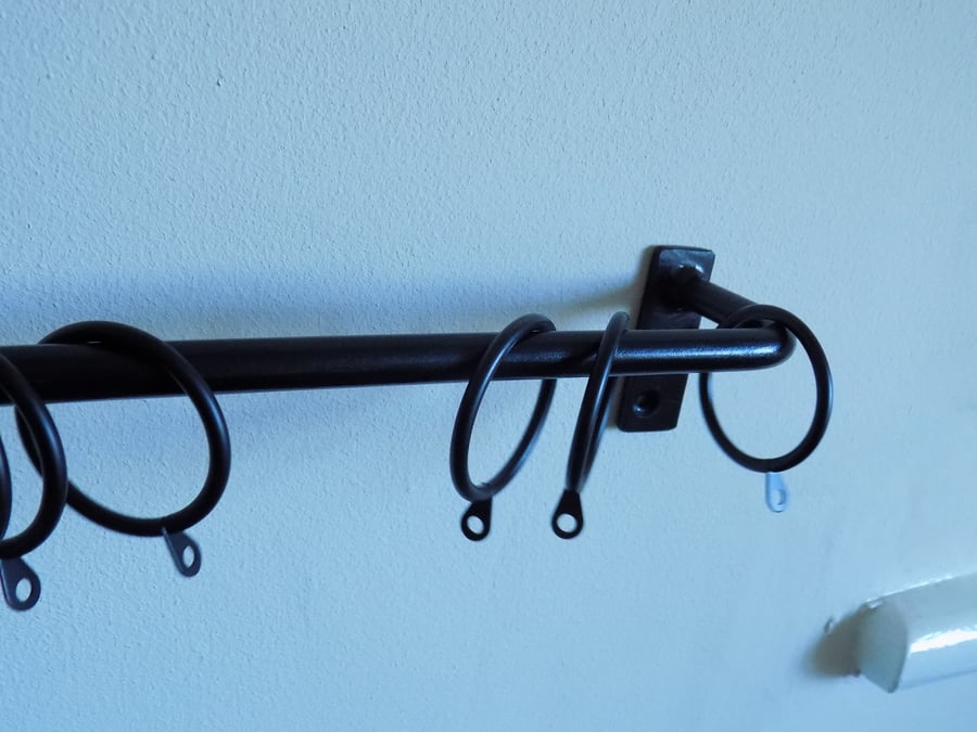 Hand Crafted Curtain Rail...........................Wrought Iron (Forged Steel) 