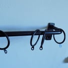 Hand Crafted Curtain Rail...........................Wrought Iron (Forged Steel) 