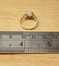 Adjustable Clear quartz ring. 925 sterling silver. April Birthstone - Image 4