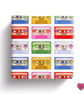 1980's mix tape, cassette tape wrapping paper - Image 1