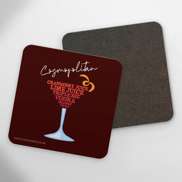 Cosmopolitan Cocktail Coaster