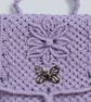 Lilac macrame bag - Image 4