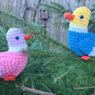 Toys Handmade crochet birds 