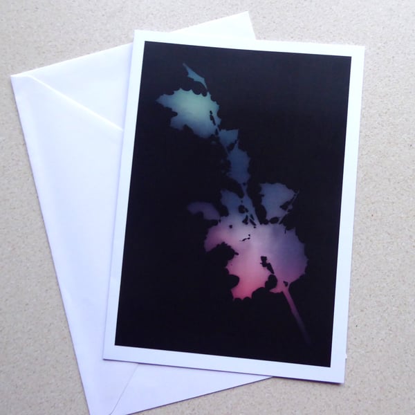 Holly II Christmas Card A5 size 