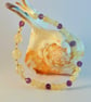 Citrine, Ambronite & Amethyst Bracelet, November Birthday, Gift For Scorpio - Image 4