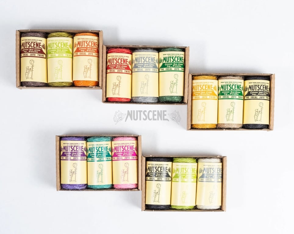 Jute Mini Reels of Twine 3 Pack 