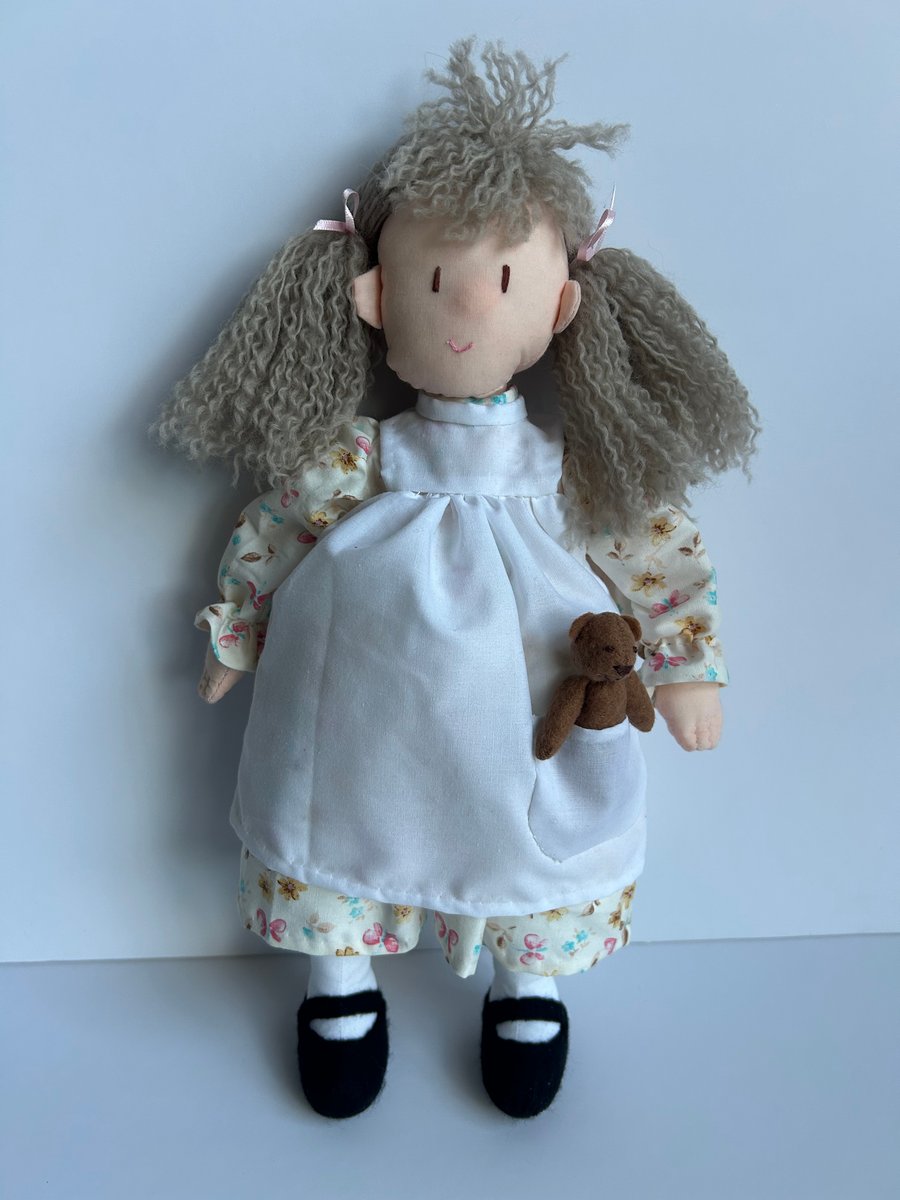 Rag Doll, Traditional Rag Doll, Handmade Doll Olivia
