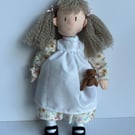 Rag Doll, Traditional Rag Doll, Handmade Doll Olivia