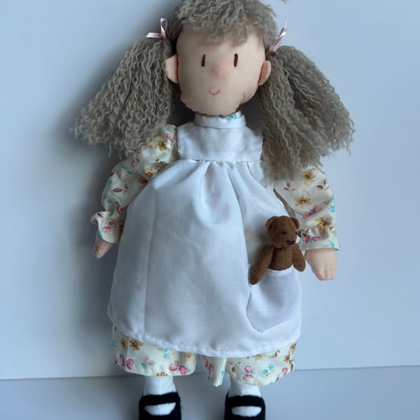 Rag Doll, Traditional Rag Doll, Handmade Doll Olivia