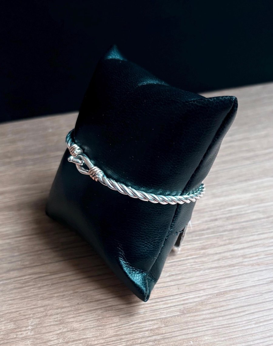 "Matilda" - Sterling Silver & 9ct Gold Rope Bracelet - Made to any size 