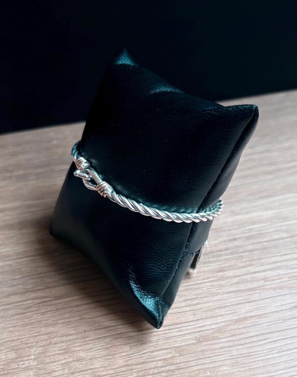 "Matilda" - Sterling Silver & 9ct Gold Rope Bracelet - Made to any size 