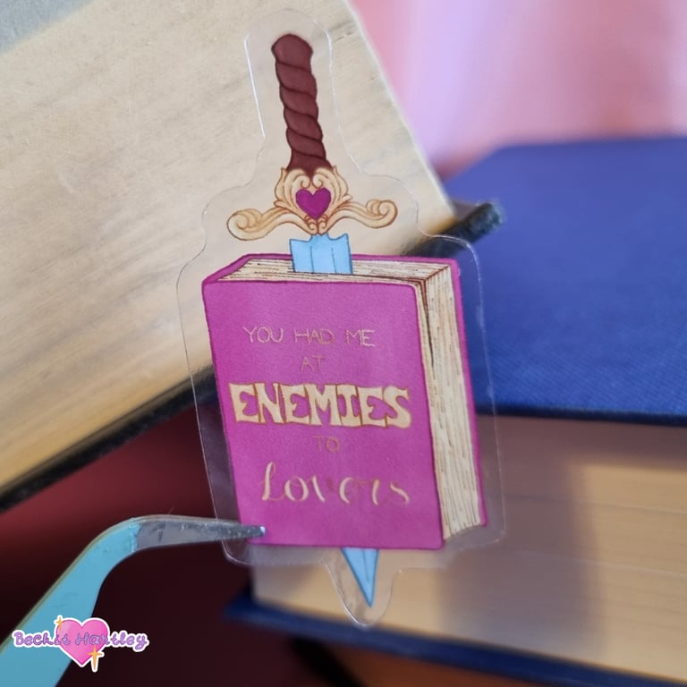 Enemies To Lovers - Die Cut Clear Stickers - Illustrated Stickers