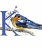 Illustrated letter 'K' - Image 1