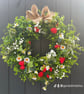 40cm Strawberry and Boux artifcal wreath 