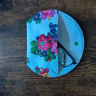 Handmade Folk Floral Glasses Case – Padded Eyewear Pouch